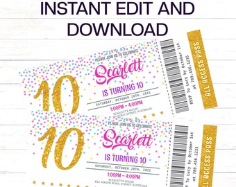 Ticket Invitations/Gifts