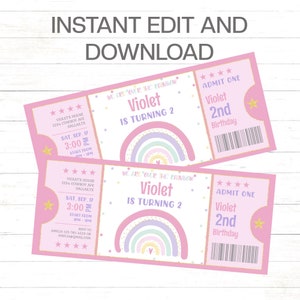 Regenbogen Geburtstagseinladung Ticket Pastell Regenbogen Geburtstagseinladung Pastell Regenbogen Geburtstagseinladung Pastellgeburtstag Regenbogen einladen