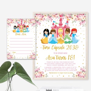 Princesa Festa Time Capsule 1ª Festa de Aniversário da Princesa Primeira Princesa Aniversário Time Capsule Edição Instantânea Baixar Time Capsule - PPT5