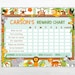 Editable Reward Chart Printable for Boys, Chore Chart, Behaviour Chart ...