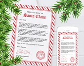 Editable Official Letter From Santa Claus & Nice List Certificate Editable Letter From The Desk Of Santa Claus 100% Editable Santa Letter