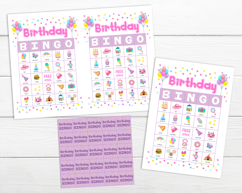 Party Games for Kids Printable Party Games Instant Print Games - Etsy