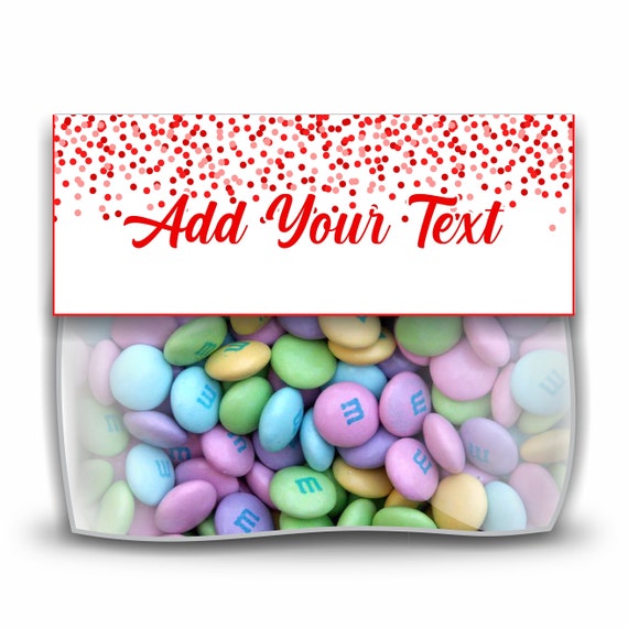 EDITABLE red bag toppers in two sizes. Red topper tags, Editable favour tags, Personalized goodie bag tags, Printable red party bag toppers Il_570xn