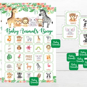 Kids Birthday Bingo Game Printable Bingo Party Game Baby Shower Party Games Girls Birthday Games Sleepover Games Instant Download and Print