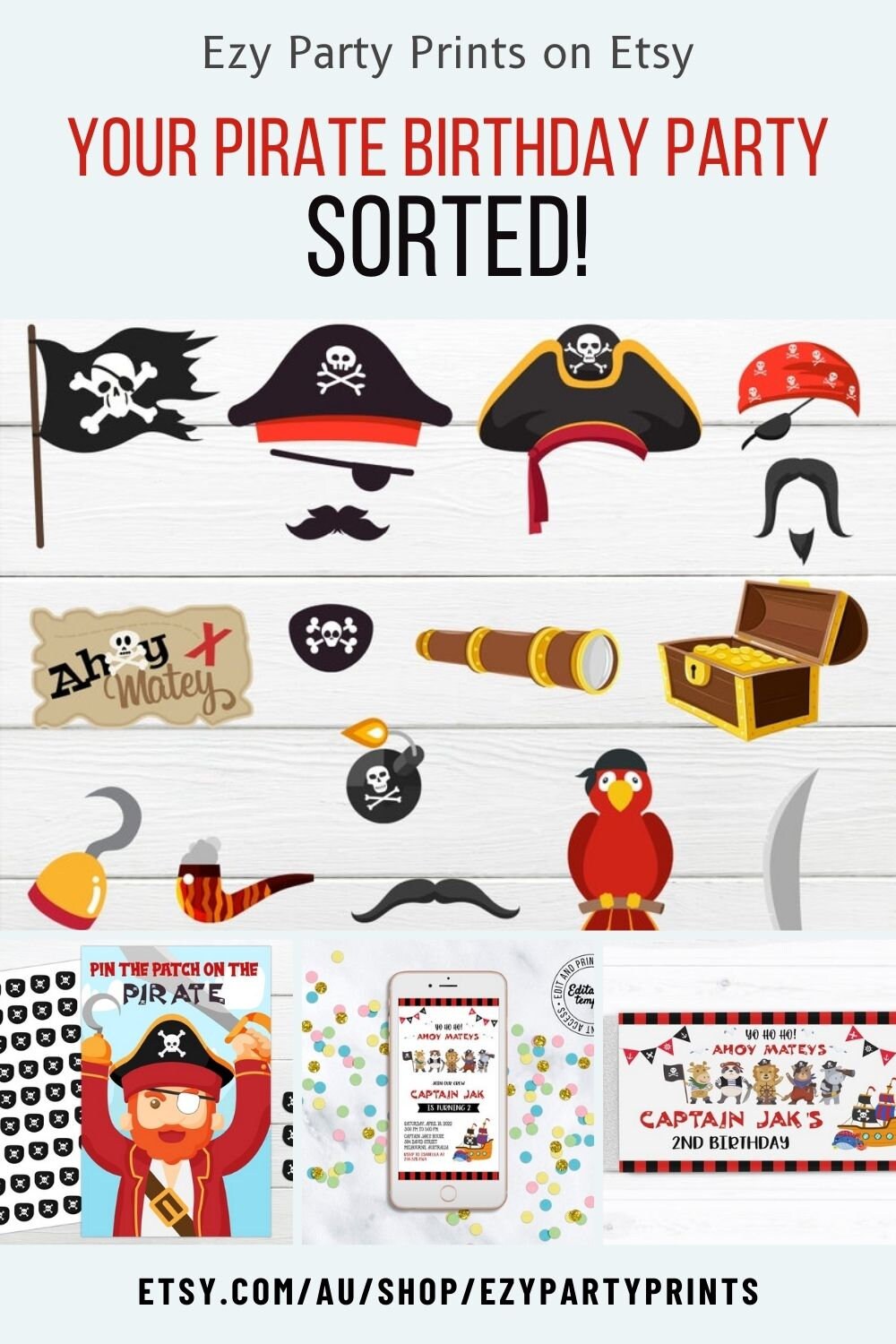 Pirate Birthday Party Game Printable Whats Your Pirate Name Game Pirate ...