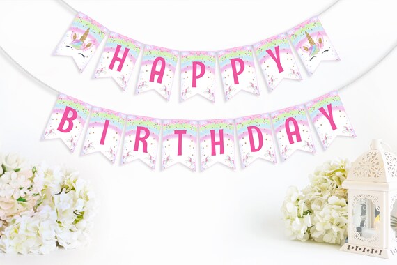 Birthday Girl Sfondo Compleanno Unicorno - 2.1x1.5 M (glitter E Arcobaleno) Sfondo Per Foto Compleanno - Foto 7