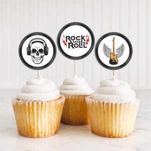 Rock and Roll Invitation Bundle Rock Birthday Party Set Rock n Roll Birthday Party Bundle Rockstar Birthday Party Bundle rock image 8