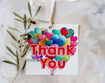 Cadeaukaartjes verjaardag Verjaardag bedankkaartjes Tags verjaardagsgunst Instant Download verjaardagskaartjes Afdrukbare feestkaarten INSTANT PRINT