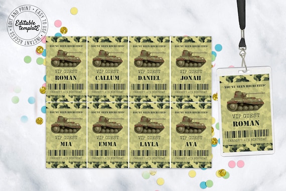 Novelty Id Card Template