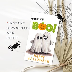 Halloween Boo Tag Halloween You&#39;re My Boo Tag Template Halloween Boyfriend Tags Halloween Love Tag Instant Print Boo Happy Halloween Tags