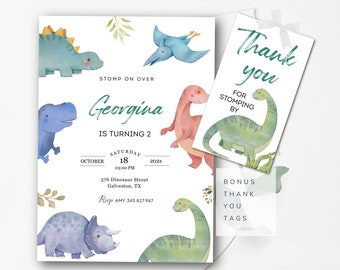 Editable Dinosaur Birthday Party Invitation Template Dinosaur Birthday Invitation Dinosaur Birthday Invitation Dino Invitation Template
