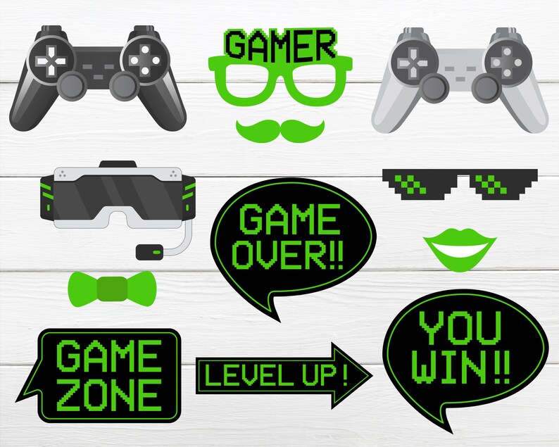 BOYS SELFIE PROPS. 35 Boys Photo Booth Props Boys Printable - Etsy