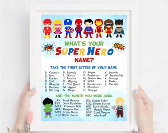 Ireland's Classic Hits on X: Here's the Superhero name generator that PJ  and Jim were talking about this morning. What's yours? #wakeuphappy   / X