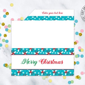 Weihnachtsumschlag, Weihnachts-Geldumschlag, Weihnachts-Geldhalter, Weihnachts-Tickethalter, Vorlage, Geschenk, Event-Tickethalter