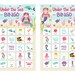 Mermaid Birthday Bingo Game Bingo for Kids Printable Bingo - Etsy