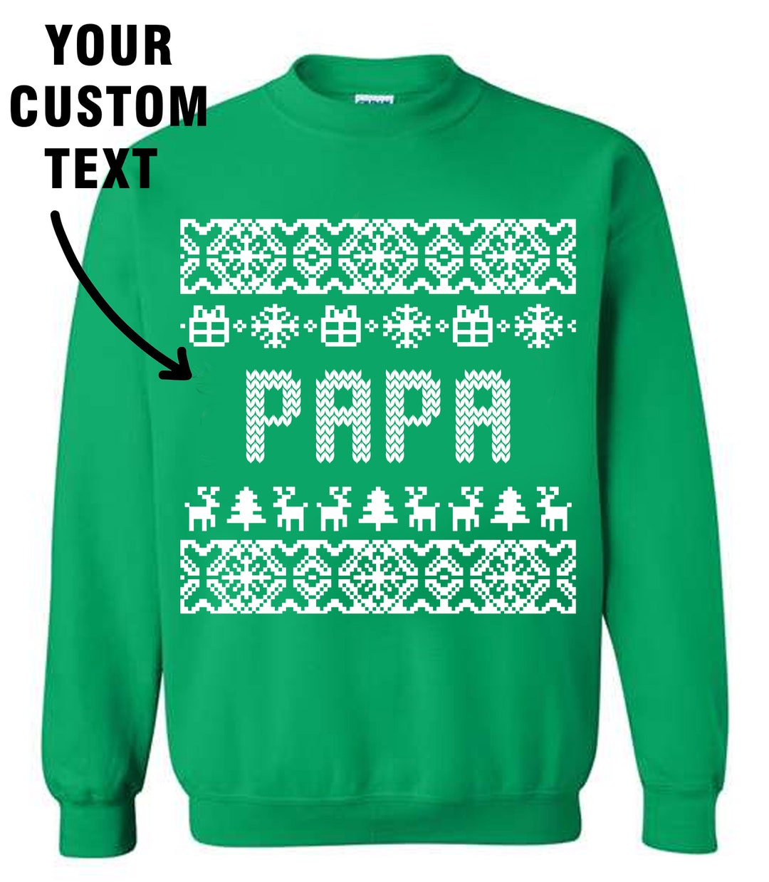 thumbnail image 2 of The Godfather Ugly Christmas Sweater – All Over Print – Unisex Adult Gift 2 of 4