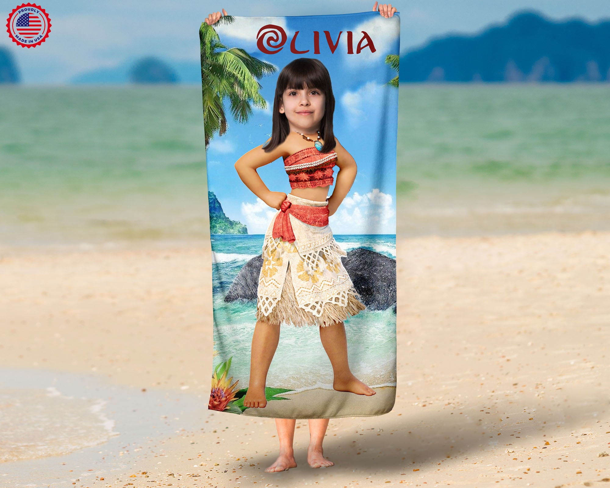 Moana towel set sale