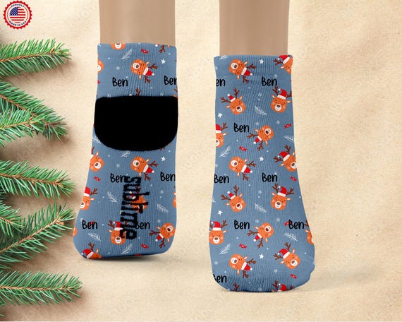 Calzini di Natale personalizzati per bambini, calzini con nome