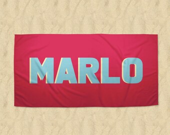 Personalized Kid's Name Beach Towel, kids beach towel, personalized beach towel, boys and girls beach towel, kids gift, Baby Shower Gift