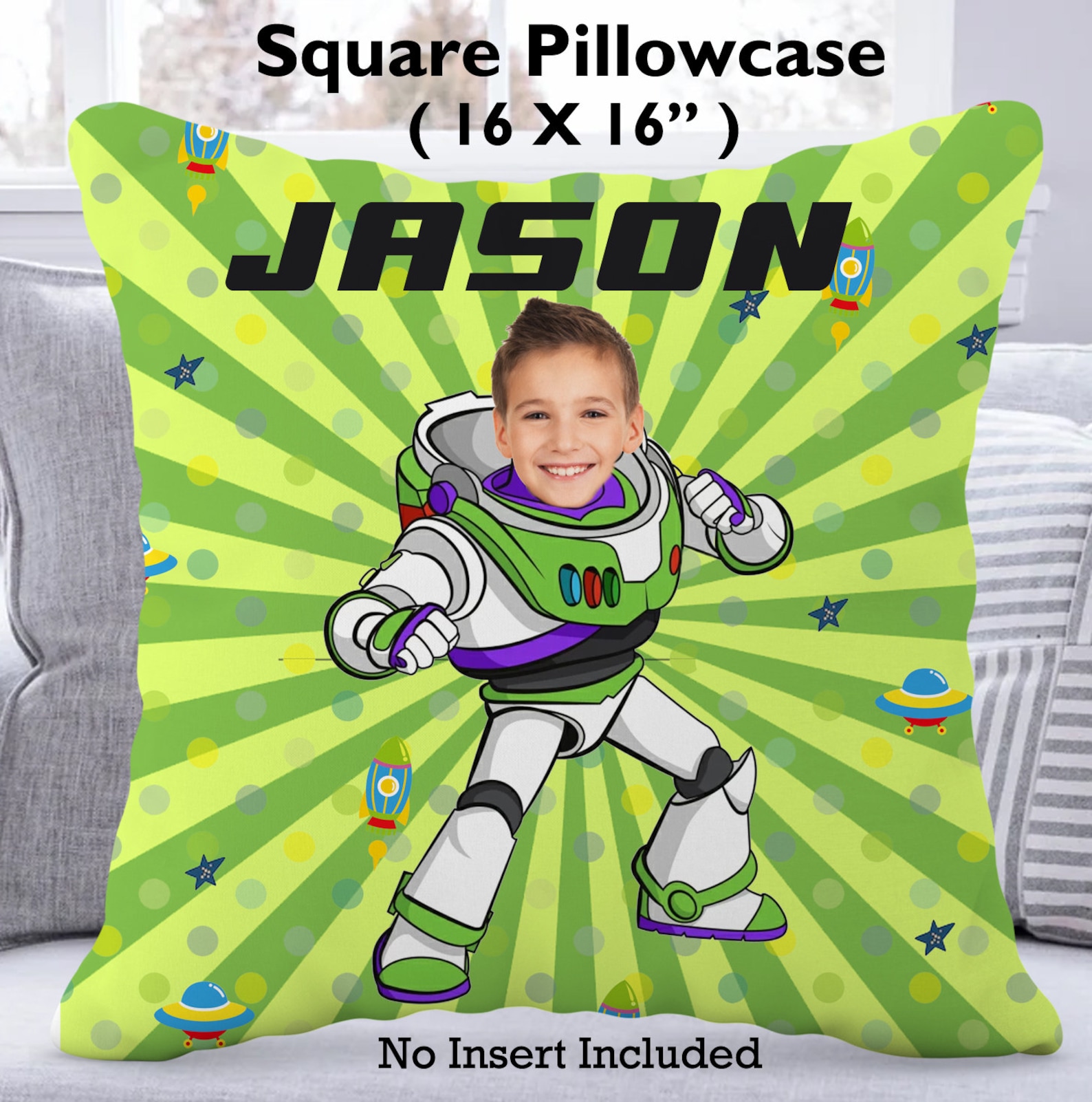 Personalized Buzz Lightyear Towel/ Photo Face Blanket, Custom Buzz Gift ...