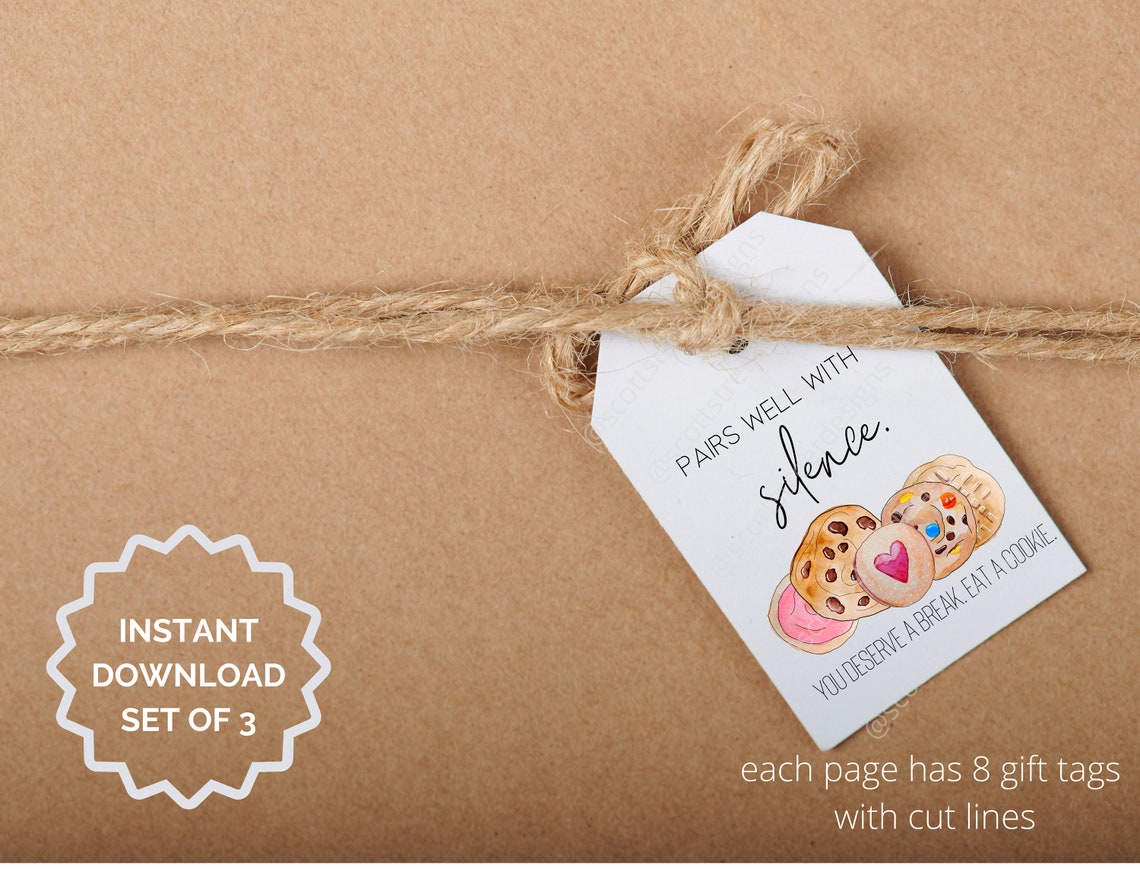 Thinking of You Printable Gift Tags Pairs Well With Tags - Etsy