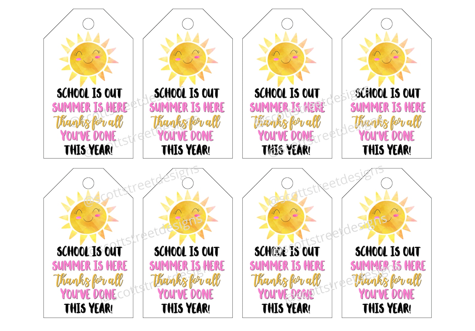 school-is-out-summer-is-here-gift-tag-end-of-school-teacher-etsy