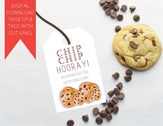 Chip Chip Hooray Printable Gift Tag Appreciation Gift Etsy Chip Chip Hooray Printable Gift Tag Appreciation Gift Etsy