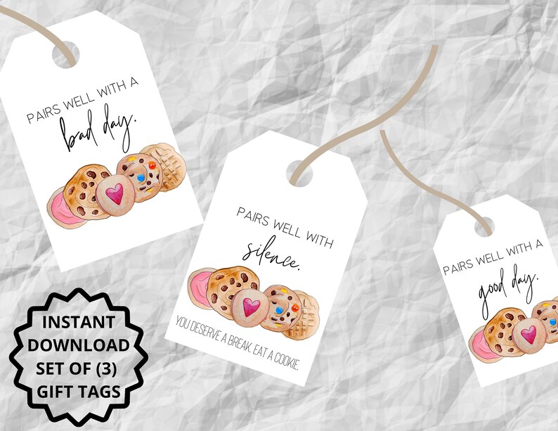 Thinking of You Printable Gift Tags Pairs Well With Tags | Etsy