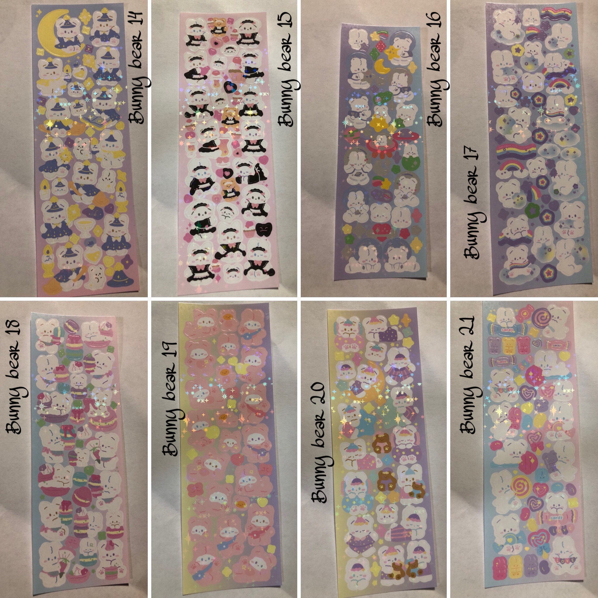 DECO STICKER SHEET! Kawaii, Aesthetic, Great for Toploaders, Kpop! - Etsy