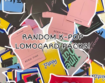 Random Lomo Card Sets!!!  10 pc/ 15 pc/ 20pc! Contains Blackpink,Stray kids,Ive, and Bts.