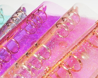 Glitter Personal/A6 Budget Binder ou Journal UNIQUEMENT | Aucune enveloppe incluse
