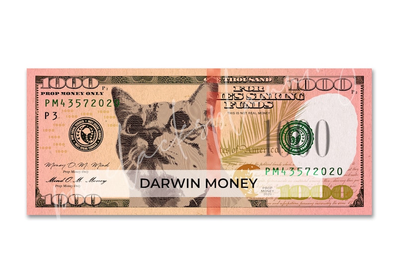 Printable 1000 Dollar Bill Prop 1000 Dollar Bill 1000 - Etsy
