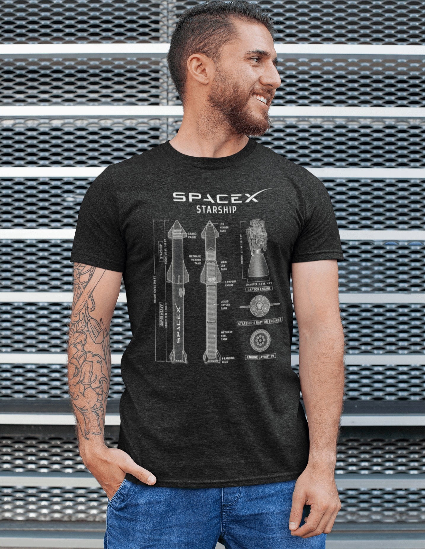 elon musk spacex t shirt