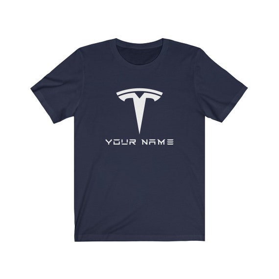 Tesla Personalized T shirt Tesla Logo Shirt Tesla Customized