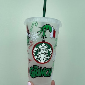 The Grinch Christmas Themed Starbucks Cold Cup