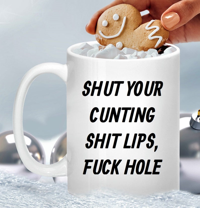 Sweary Mug offensive rude insult gifts for her gifts for Etsy