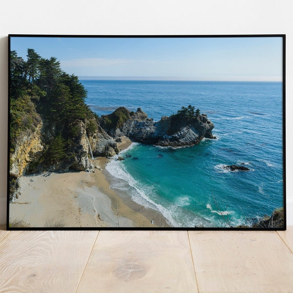 McWay Falls Photography / Big Sur Sunrise Print / California Home Decor / Landscape Wall Art / Julia Pfeiffer Burns State Park