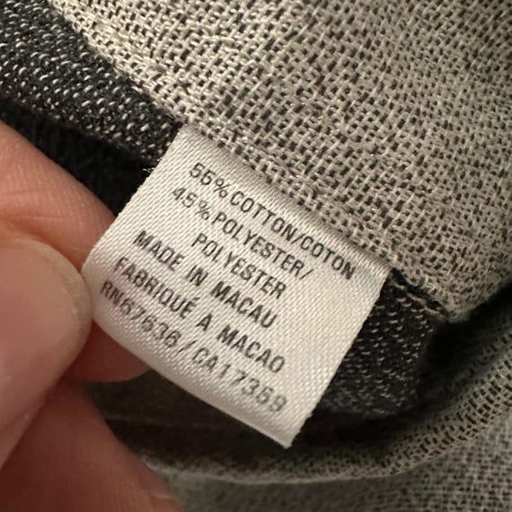 Vintage Yves Saint Laurent Pour Homme Grey Button… - image 5