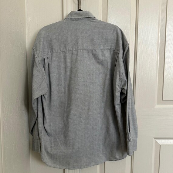 Vintage Yves Saint Laurent Pour Homme Grey Button… - image 3