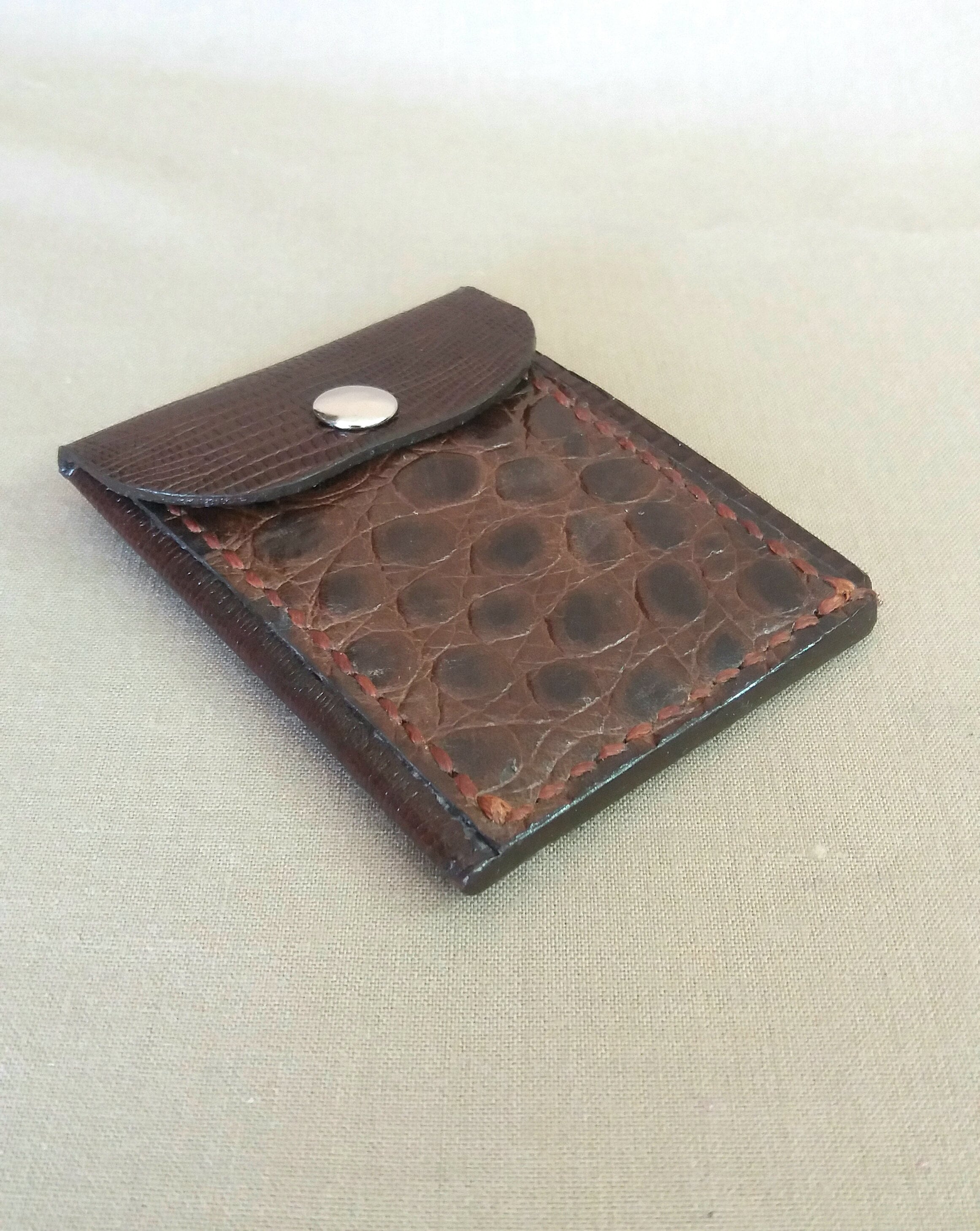 Compact Wallet Mini Leather Wallet 375'' X 