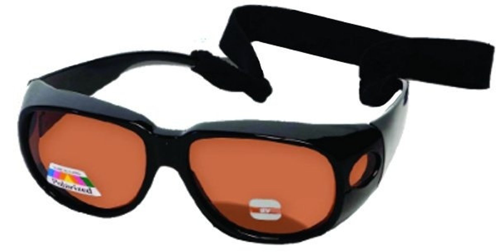 Oversized One-Piece Lens Sports Shield Sunglasses – Mirror Lens, UV400, For Baseball, Cycling (AMP Model 10RV)