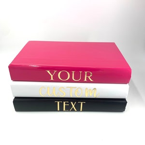 Luxury Coffee Table Books | Custom Books | Decorative Books | stacked books