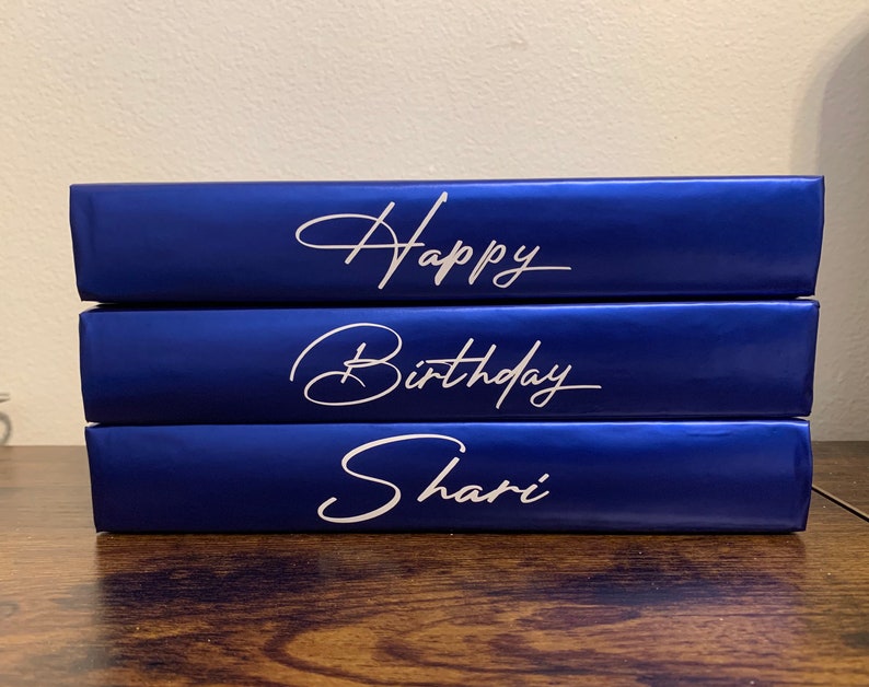 Personalized Decorative Books Coffee Table Book Set Luxury Etsy