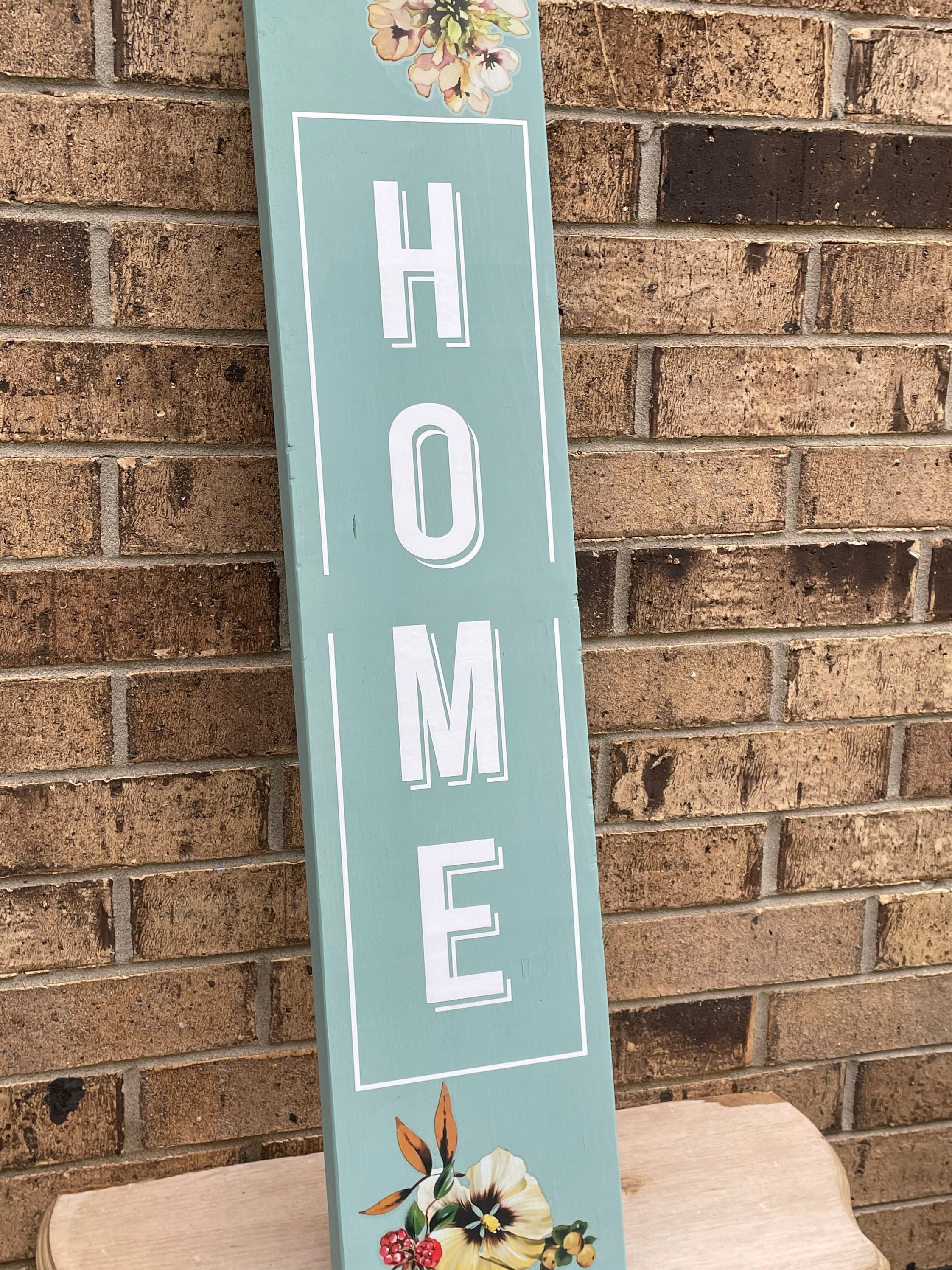 Solid wood Home sign 88cmx18cmx3.5cm. Etsy