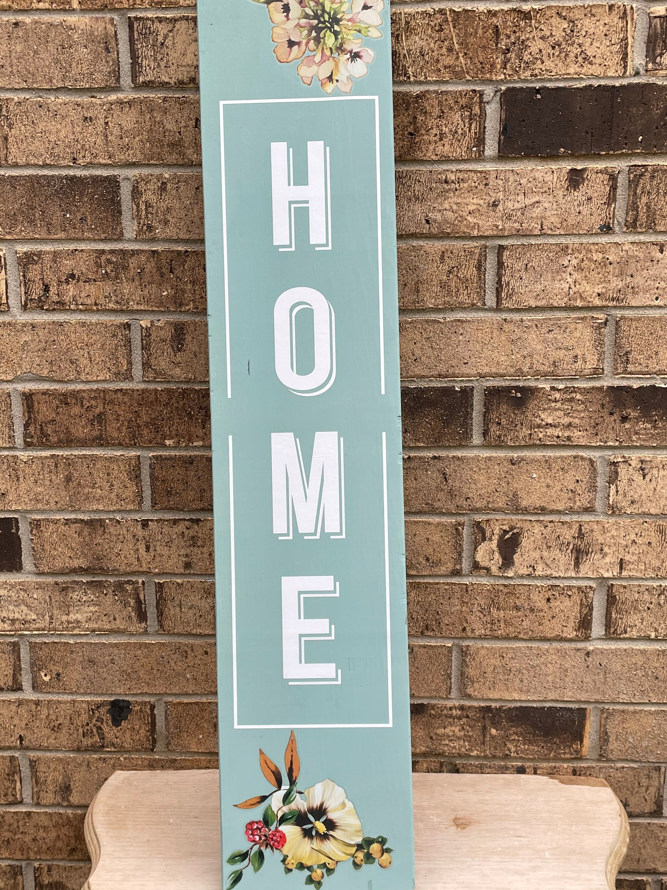 Solid wood Home sign 88cmx18cmx3.5cm. Etsy