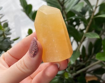 Orange calcite Tower - Orange calcite crystal - Orange Calcite Stone - Orange calcite specimen - Orange Calcite Point - Orange Calcite -13