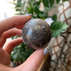 Ocean Jasper Sphere, Ocean Jasper Small sphere, Jasper crystal sphere, Ocean Jasper Meditation Stone, Ocean Jasper crystal ball, *09