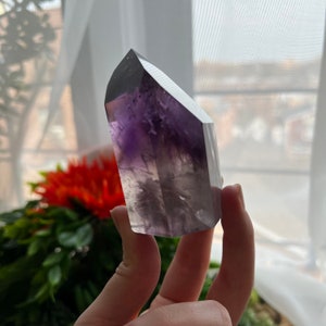 Amethyst tower, Amethyst point, Amethyst obelisk, Small amethyst, Polished amethyst, Ethically sourced crystals, Brazilian Amethyst, 18