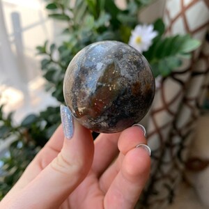 Ocean Jasper Sphere, Ocean Jasper Small sphere, Jasper crystal sphere, Ocean Jasper Meditation Stone, Ocean Jasper crystal ball, *11