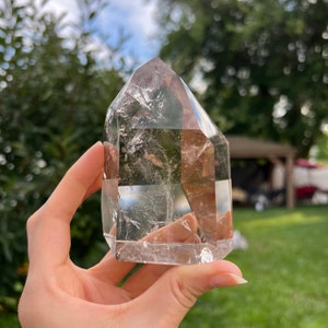 Smoky quartz tower, Smoky quartz point, Smokey quartz crystal tower, Smokey quartz point, Light Smoky Quartz, Smoky Quartz Crystal Decor, *1